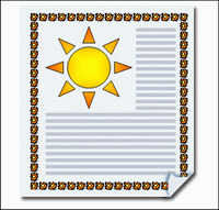 Dokument zawierajcy obramowanie strony i grafik z wypenieniem gradientowym